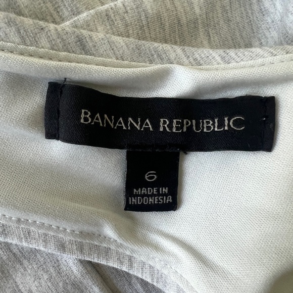 Banana Republic Elegant Gray Sleeveless Dress - Picture 5 of 7